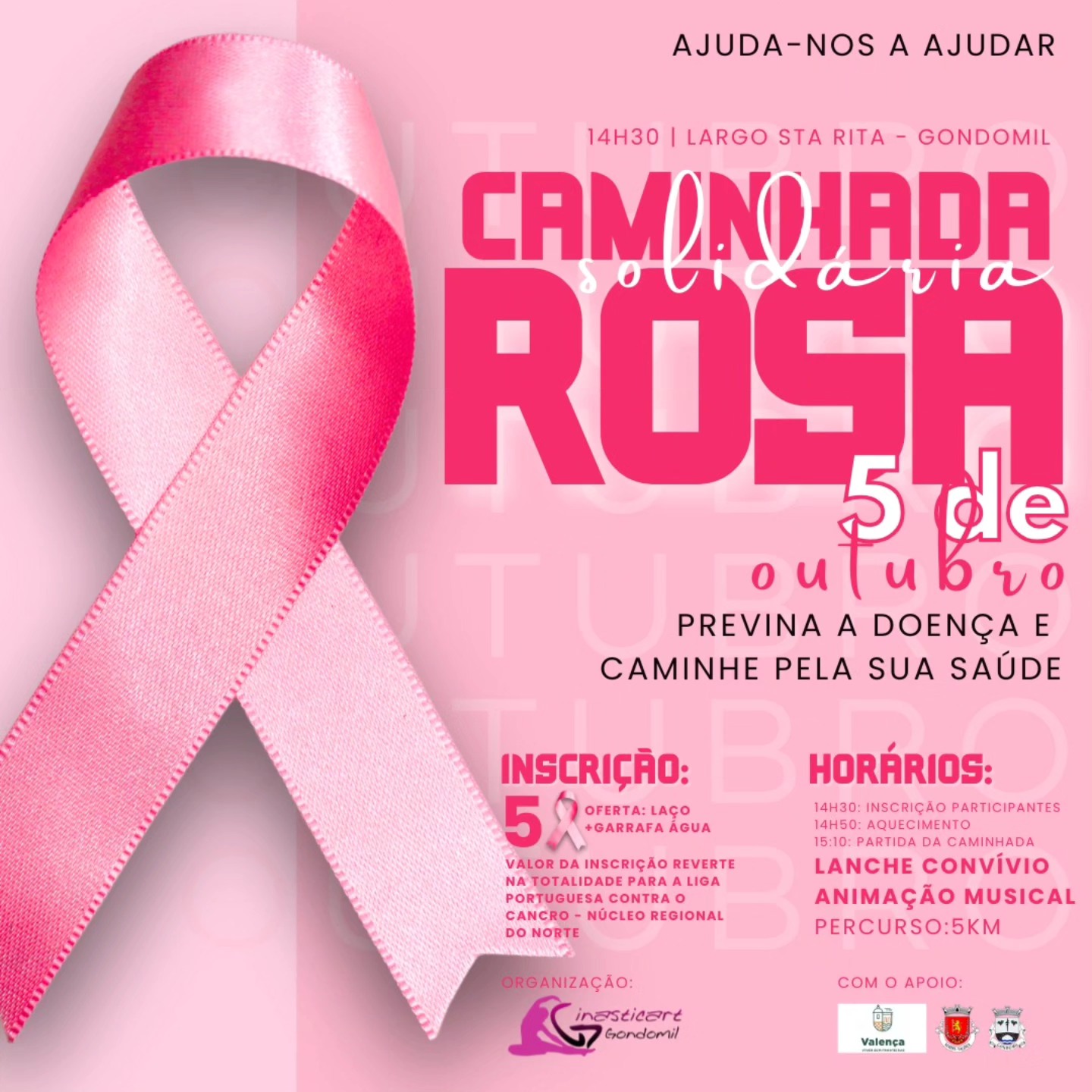 Caminhada Rosa em Gondomil