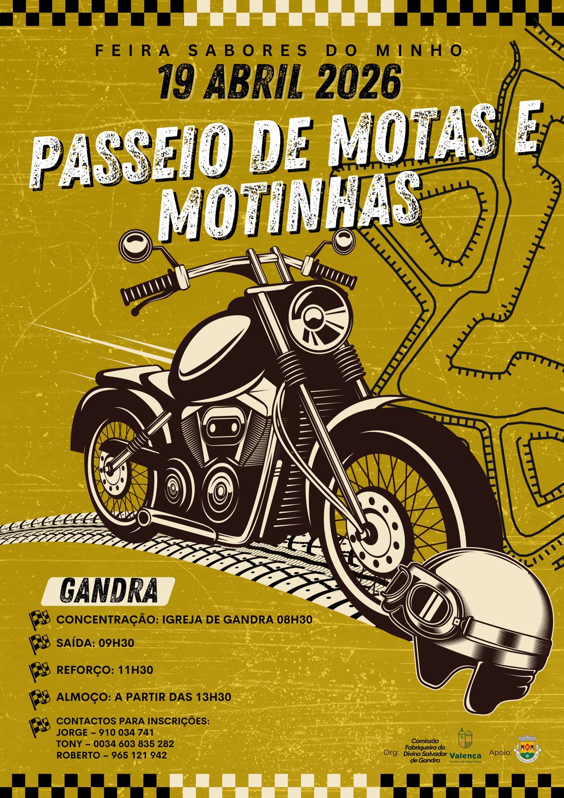 Passeio de Motas e Motinhas em Gandra